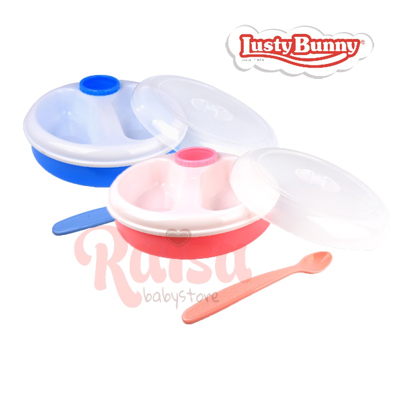 Lusty Bunny Wadah Makanan Feeding Set Pemanas Set Tempat Makan Bayi