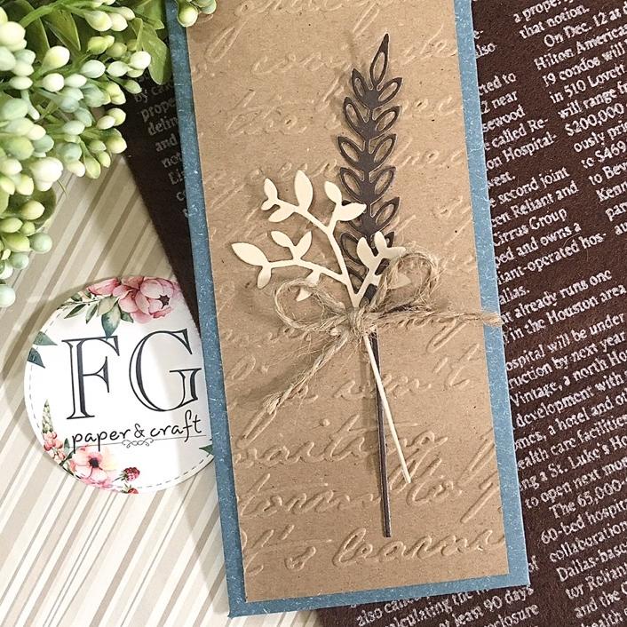 

PROMO HARI INI Amplop Gift Rustic Leaf, Money Envelope 7.5x16cm by fgpaper