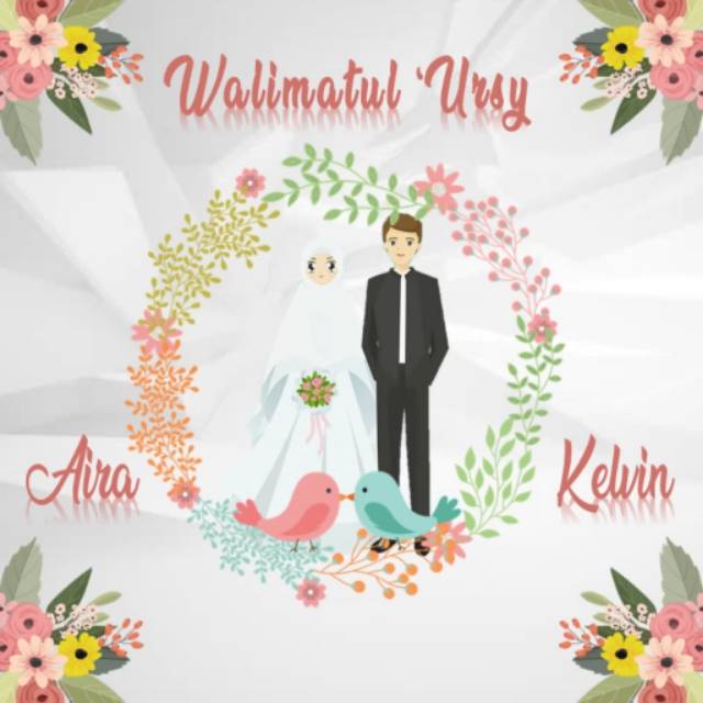 Kode U17 Video Undangan Pernikahan Wedding Invitation Digital Shopee Indonesia