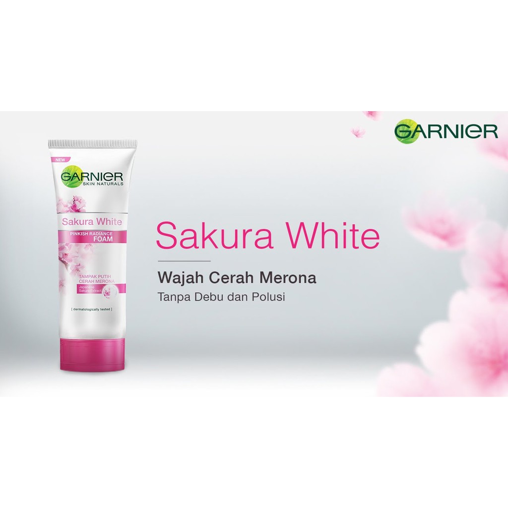 

[Spesial Promo] GARNIER Sakura White Pinkish Radiance Foam 100ml