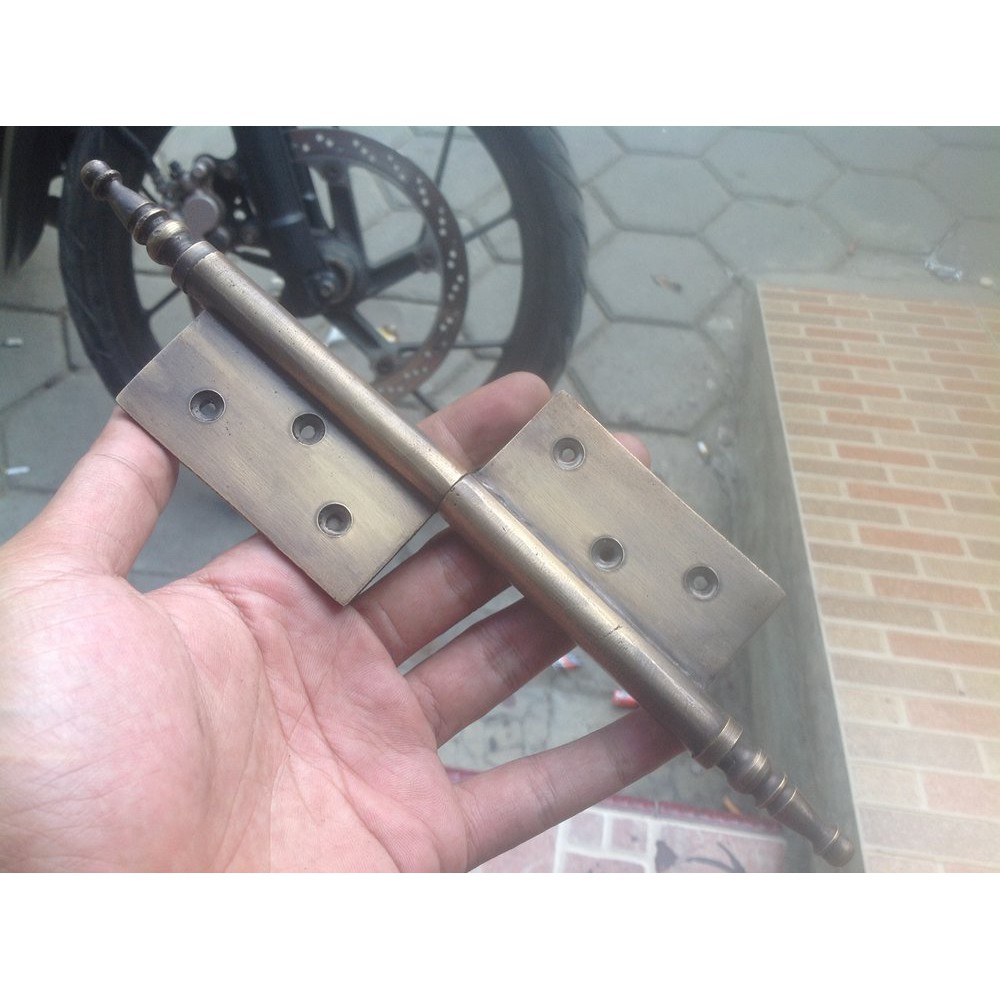 Engsel pintu kuningan antik bolak balik kolibri