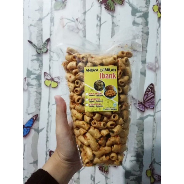 

[CEMILAN IBANK] Makaroni Daun Jeruk Rasa Pedas dan Original Gurih (250gram)