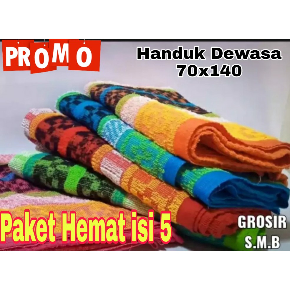 paket murah handuk mandi dewasa ukuran jumbo 70x140