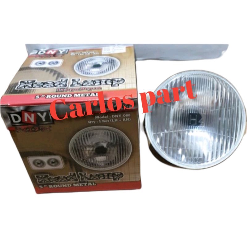 HEAD LAMP / LAMPU DEPAN PS100 UKURAN 5&quot; BULAT DNY-088HARGA UNTUK 1 BUAH