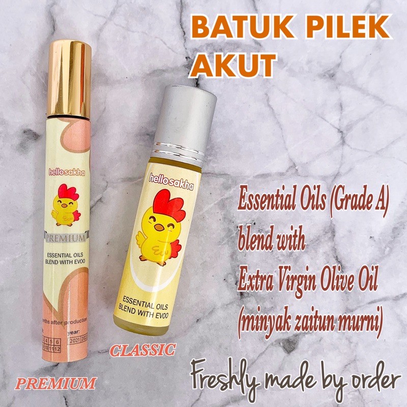 BATUK PILEK AKUT Essential Oil + Evoo / minyak zaitun / obat herbal alami