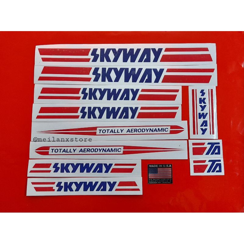 Stiker Sepeda Skyway