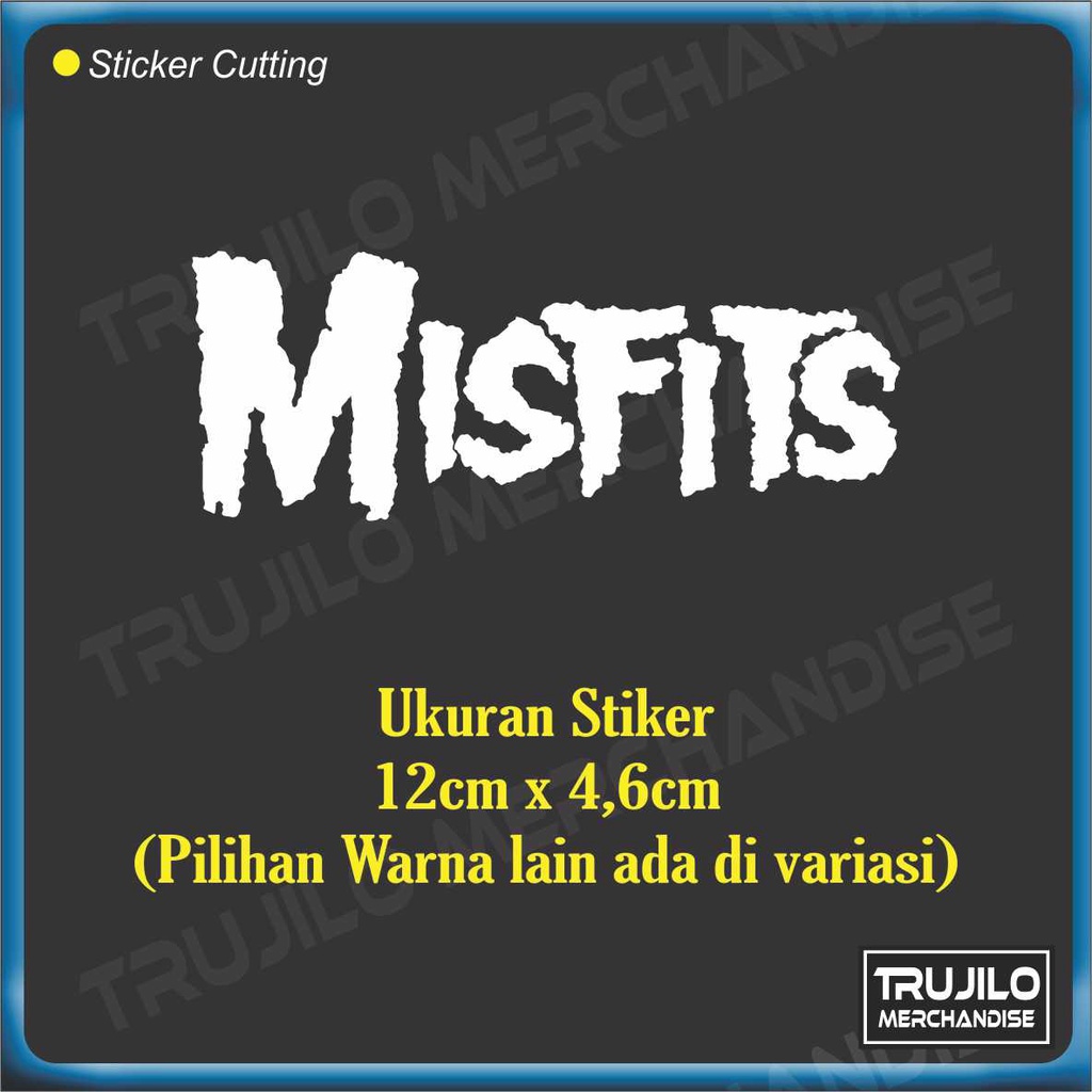

Misfits Band Stiker Cutting 12cmx4,6cm