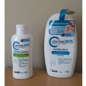 Derma365 gentle cleanser & gentle lotion