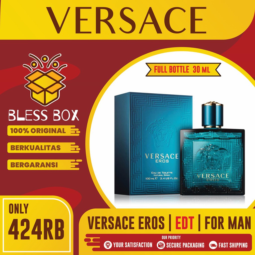 PARFUM VERSACE EROS ORIGINAL PRIA COWOK EDT 30ML HR60