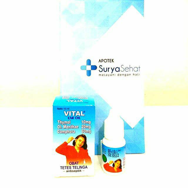 Vital Ear Oil 10ml - Obat Tetes Telinga