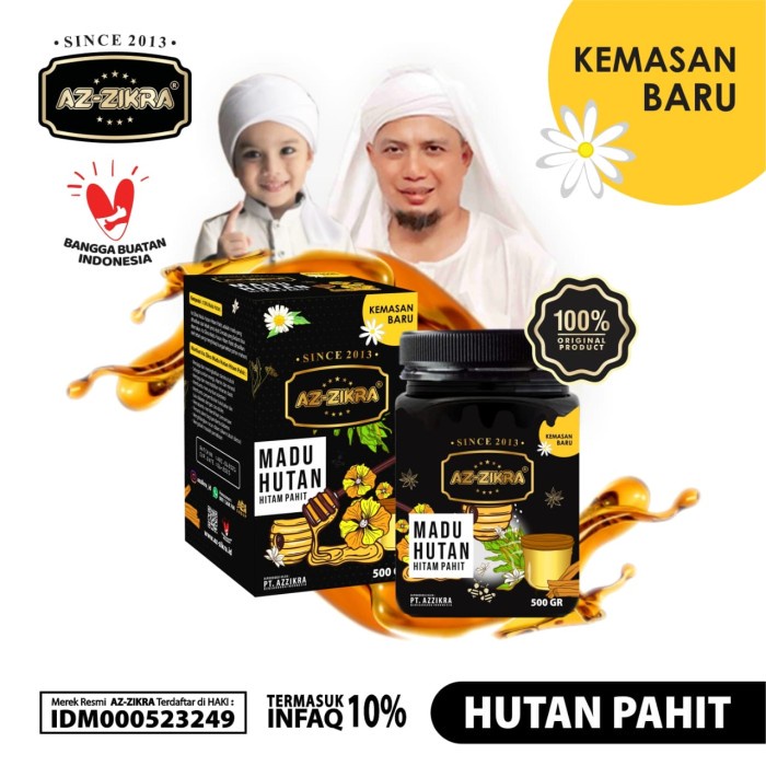 

madu- madu hitam pahit az zikra asli 100% + brosur az zikra - hutan hitam pht -madu.