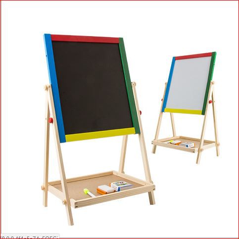 Papan Tulis anak  2 in 1  WhiteBoard and blackboard Shopee 