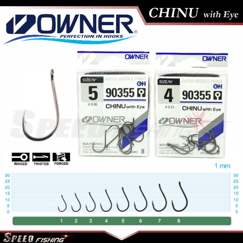 Kail Owner Chinu with eye 90355 Hook Owner