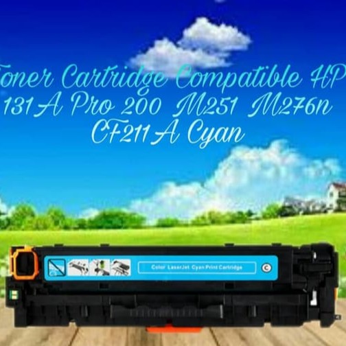 Toner Cartridge Compatible HP 131A Pro 200 M251 M276 M251n M251nw M276n M276nw CF211A Cyan