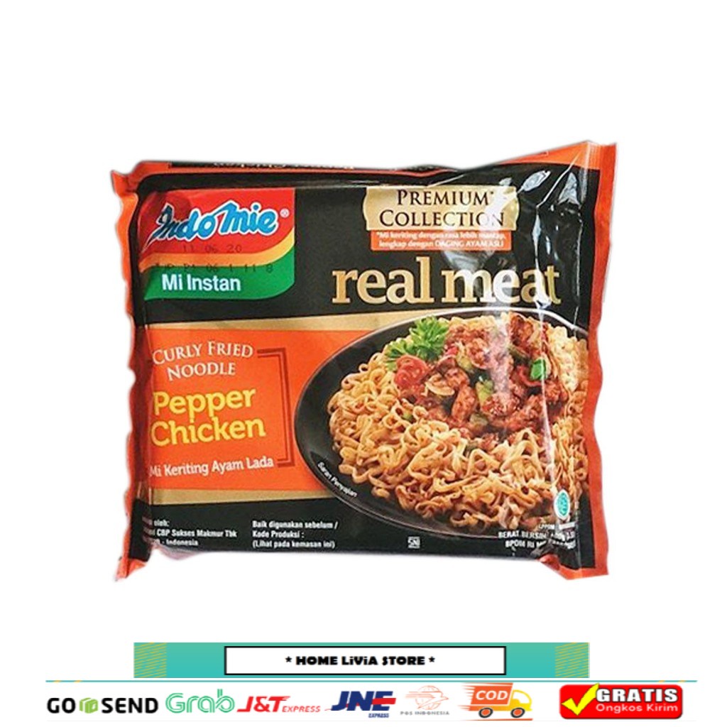 Jual Indomie Real Meat Pepper Chicken 100 g Shopee Indonesia