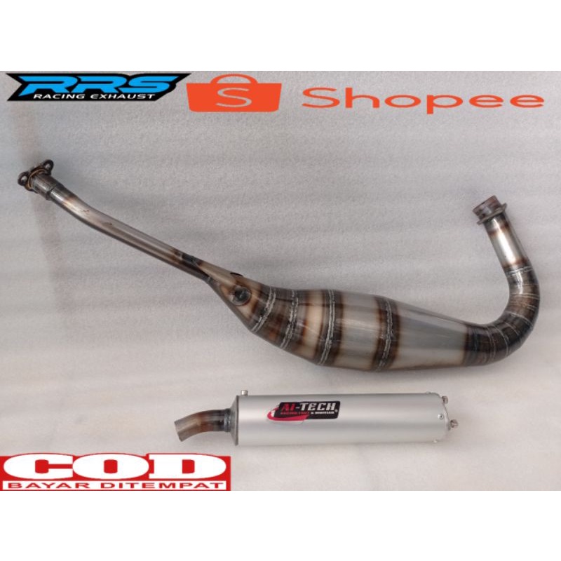 KNALPOT NINJA R RR SS AITECH PLAT KARAT SUARA KEMRINCING GARING