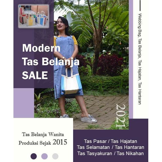 (Multifungsi), Produksi Tas Belanja, Tas 7 Bulanan, Tas Arisan, Tas Selamatan Webbing Bag