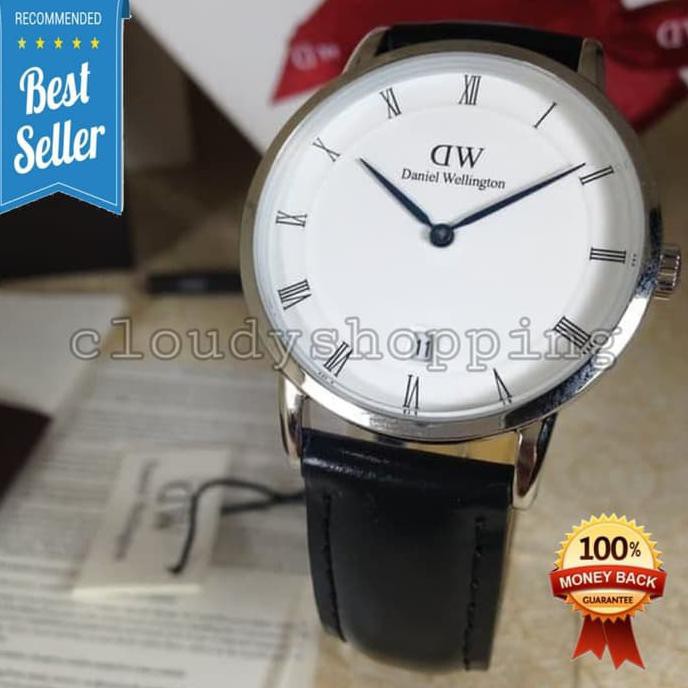 GROSIR JAM TANGAN WANITA✅ JAM TANGAN DW DANIE WELLINGTON DAPPER SHEFFIELD SILVER - 34MM DISKON