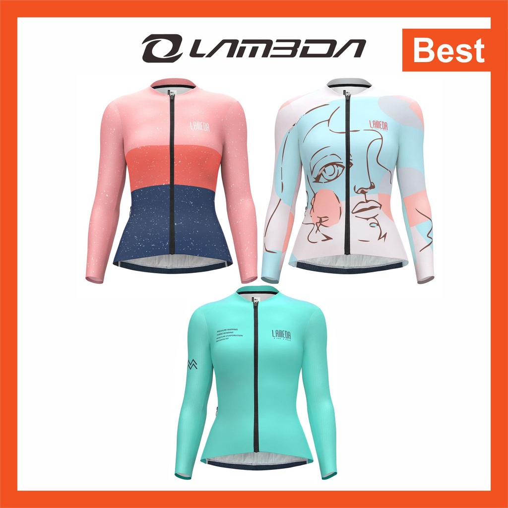 jersey sepeda Baju sepeda wanita lameda baju jersey sepeda wanita panjang 21ZW018