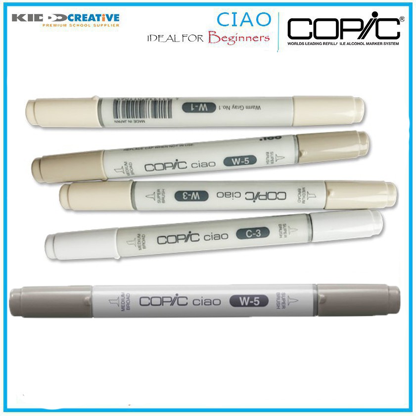 

COPIC INDIVIDUAL CIAO COLOUR WARM GRAY ( W )