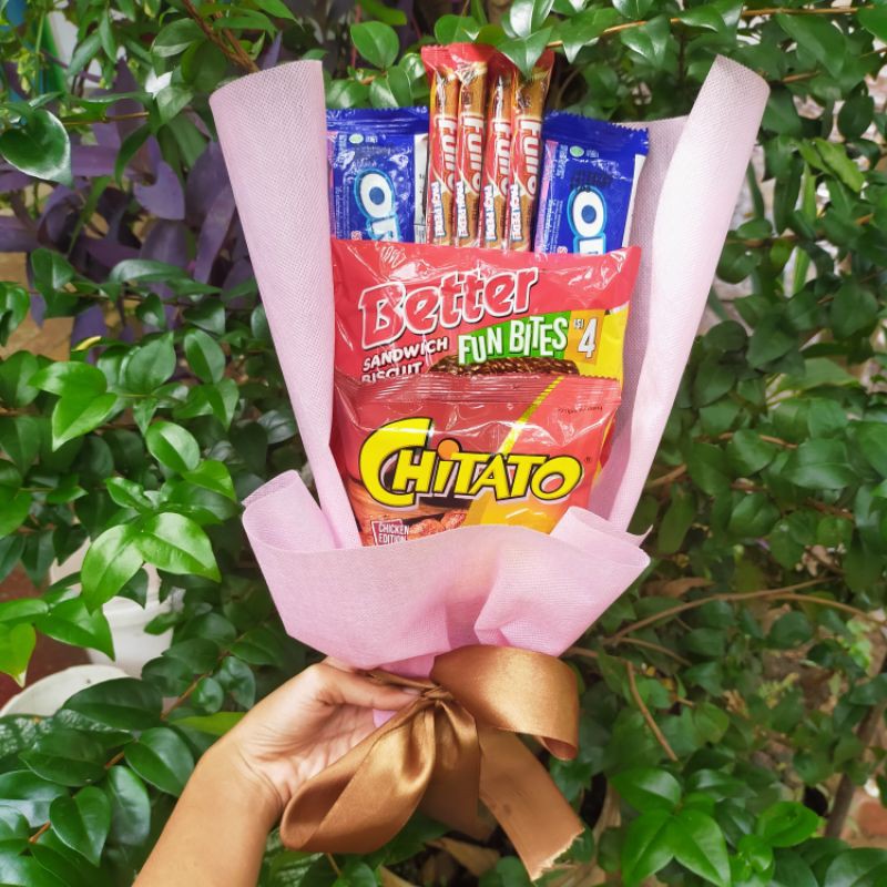 

SNACK BUCKET / BUKET / BOUQUET MURAH UNTUK WISUDA, ANNIVERSARY, DLL. (BACA DESKRIPSI PRODUK!!)