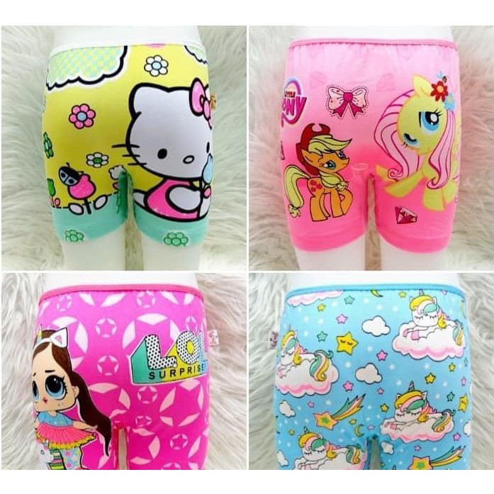 Boxer Anak perempuan Karakter || Boxer Anak perempuan || Boxer Anak || Celana Dalam Anak