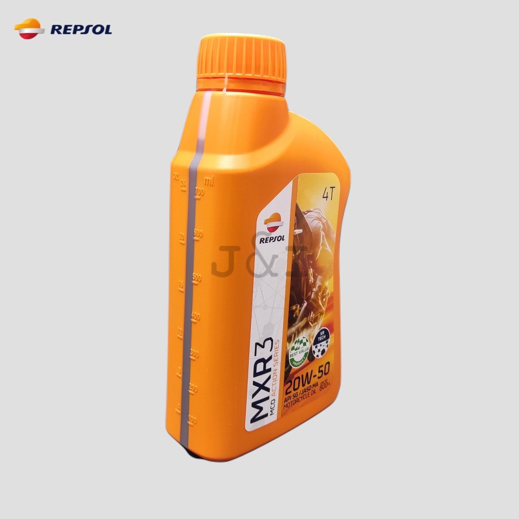 Oli Repsol MXR 3 20W-50 API SG JASO MA 0,8 Liter