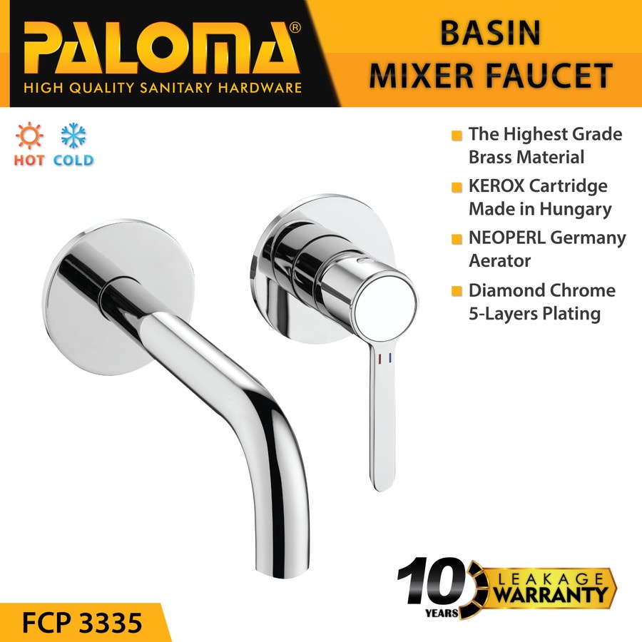 PALOMA FCP 3335 Keran Mixer Wastafel Cuci Tangan Panas Dingin Kran Air