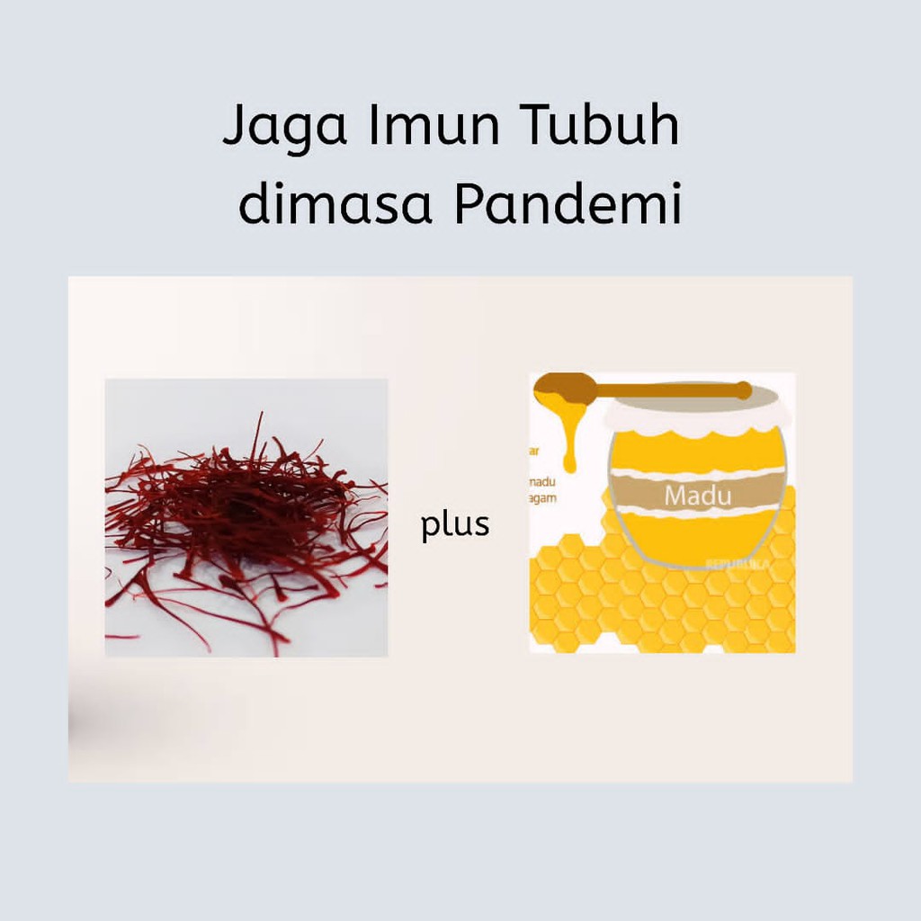 

Paket Hemat : Promo safron saffron super negin Afganistan 0,5 gram free madu Randu 500 gram