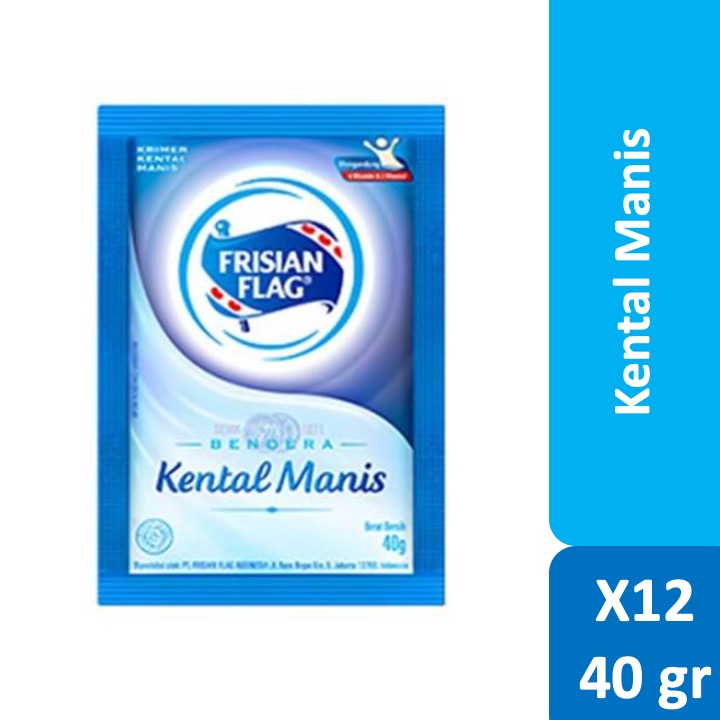 

Frisian Flag Bendera Kental Manis - 6 Sachet 2 x 40 gr