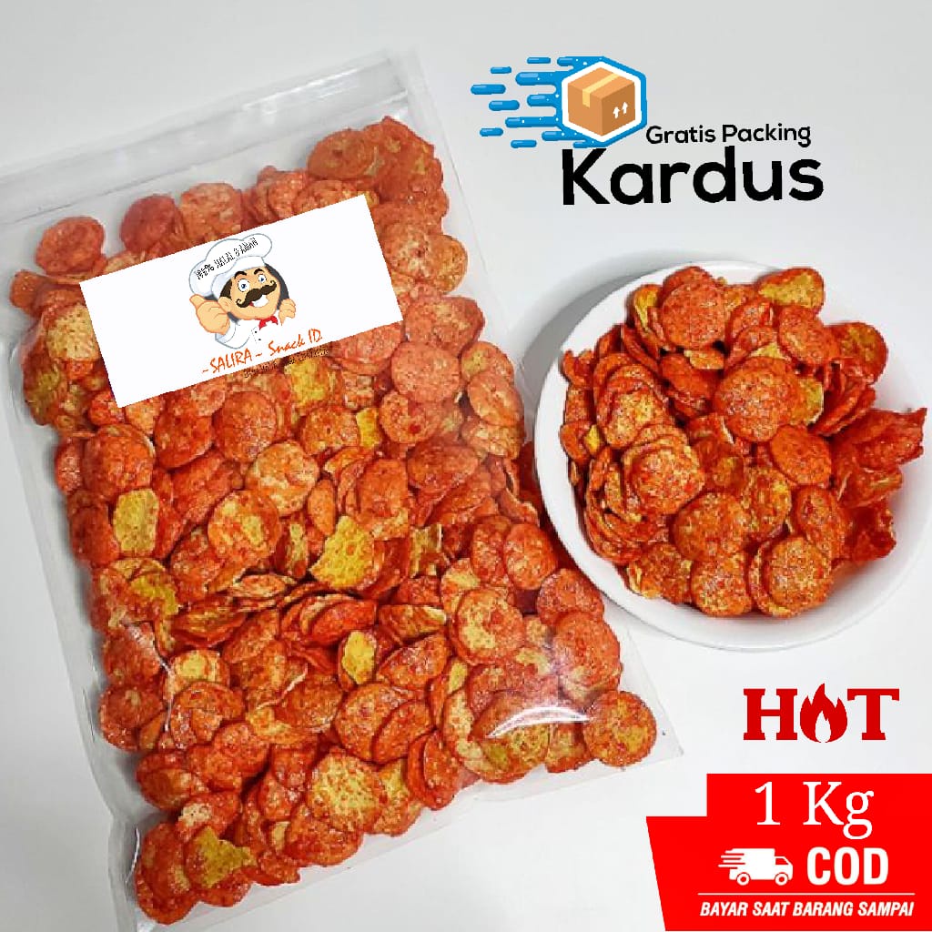 

[1Kg] Opak Medan / Opak Mini Balado - Salira Snack PREMIUM | makanan ringan jajanan murah jajanan jadul cemilan sehat snack kiloan camilan termurah