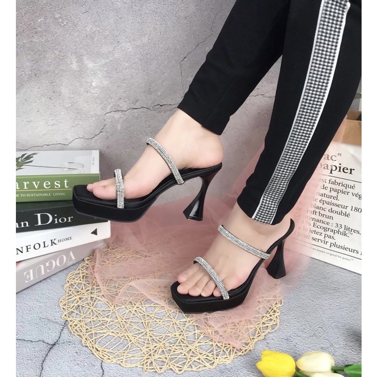 Heels M217 sendal wanita import realpict