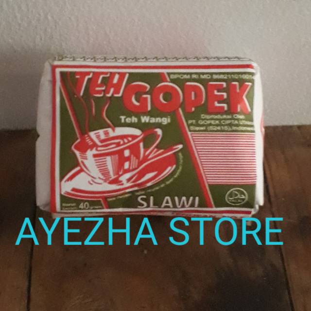 

Teh gopek slawi 40 gr