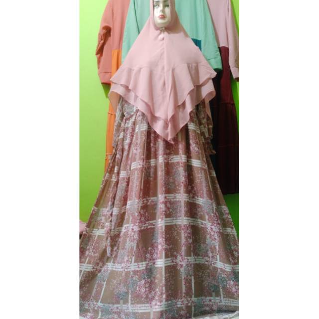 Gamis ceruty printing