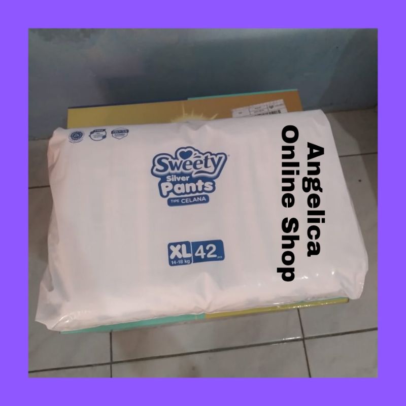 PROMO Sweety Silver Pants XL 42 XL42 kemasan E-commerce