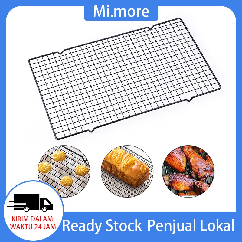 Mi.more Cooling Rack Grill Rak Cake Pendingin Kue Tatakan Peralatan Baking Besar 40.5x25.5cm