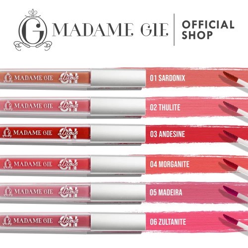 Madame Gie Always On Lip Cream Matte | BPOM LipCream Lipstik lipstick