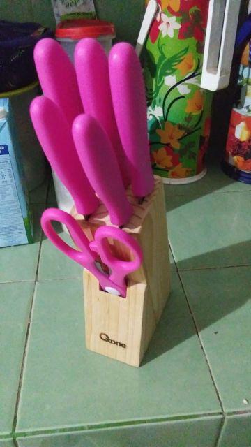 Pisau Set Oxone Ox-961 Set Pisau Dapur Stainless Steel Anti Karat