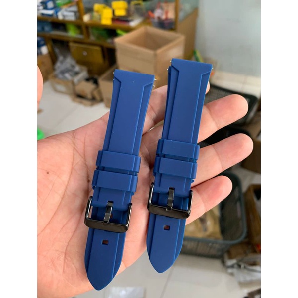 Strap Tali Jam Tangan Silicon lembut Biru