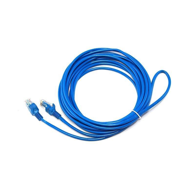 PROMO KABEL LAN 5 METER MURAH INCLUDE TERPASANG RJ-45 KABEL LAN 5M FULL BIRU KABEL CONNECTOR INTERNET - TEKNO KITA - TEKNO KITA