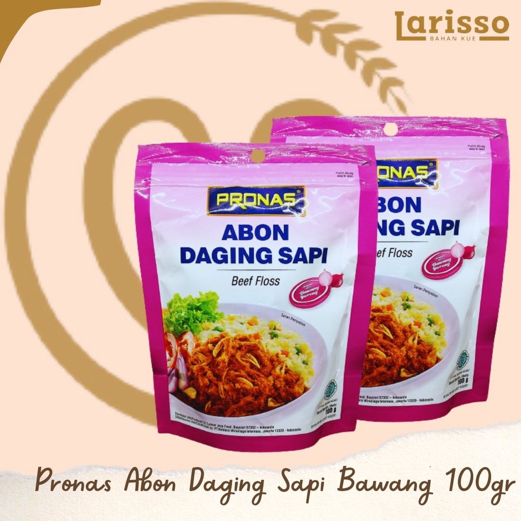 

PRONAS ABON DAGING SAPI 100GR RASA BAWANG GORENG