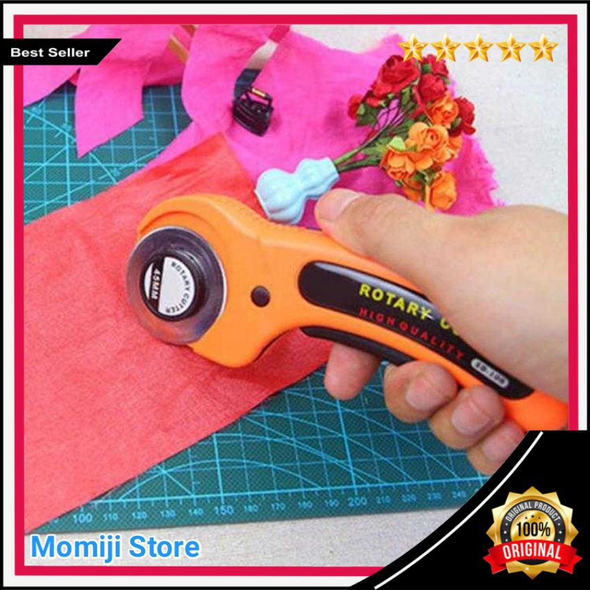 

Terlaris Cutter Rotary Roller Blade 45mm Cuter Putar Roll