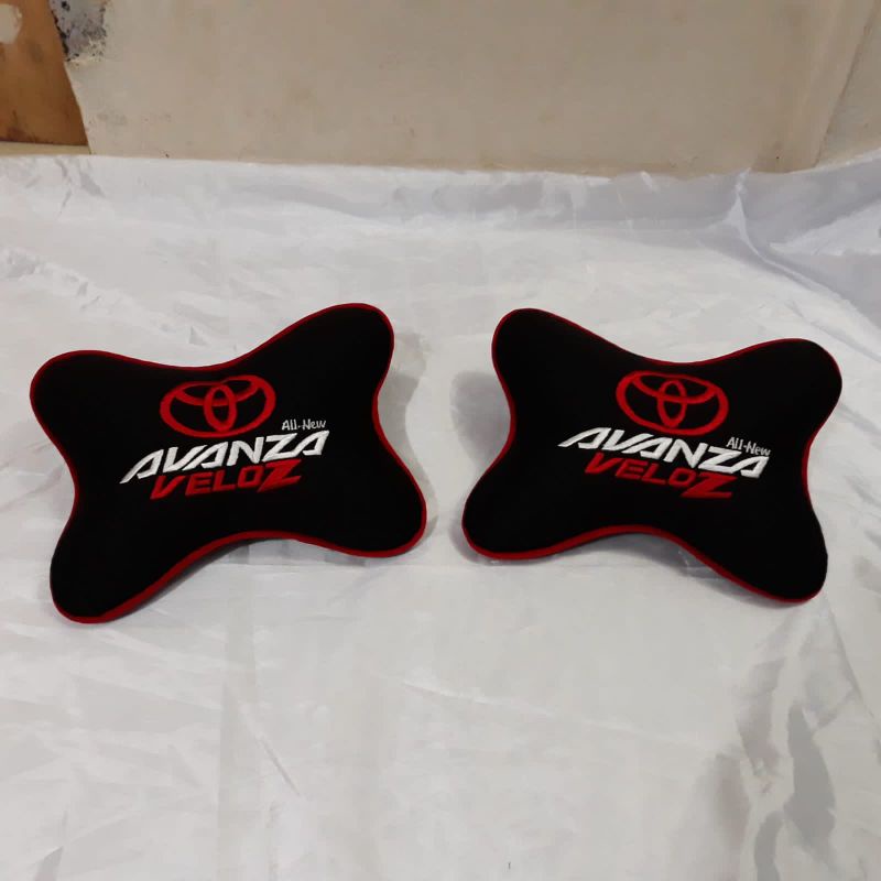 bantal all new toyota avanza veloz aksesoris interior mobil avanza headrest