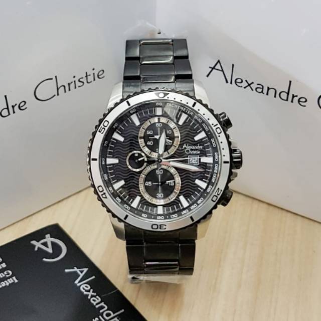 Jam Tangan Pria Original Alexandre Christie 6482mc