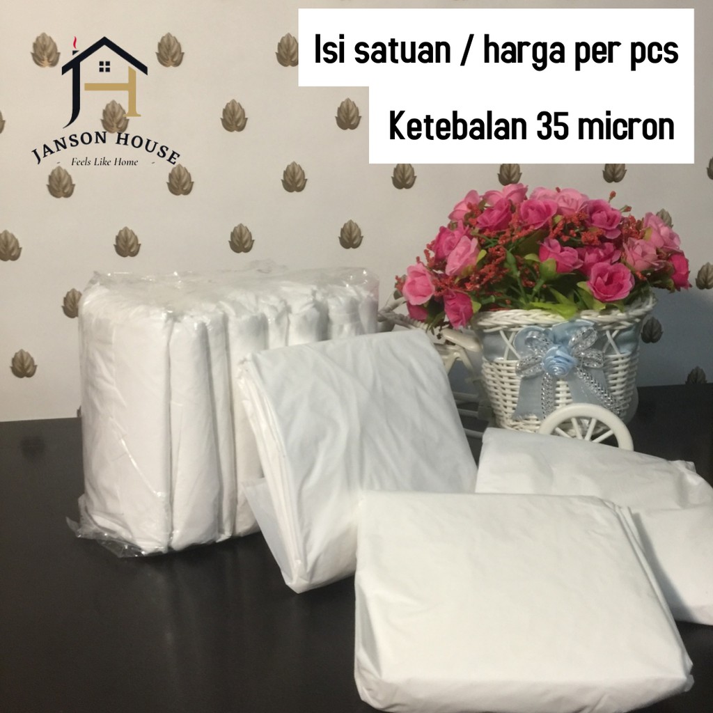 Apron Celemek Plastik LDPE Full Body / Apron Medis APD Disposable Sekali Pakai Satuan