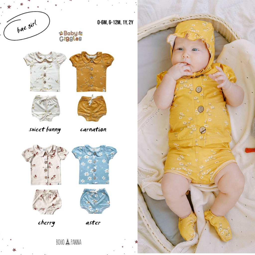 Bohopanna - Bae Set Girl / Setelan anak perempuan Bohobaby