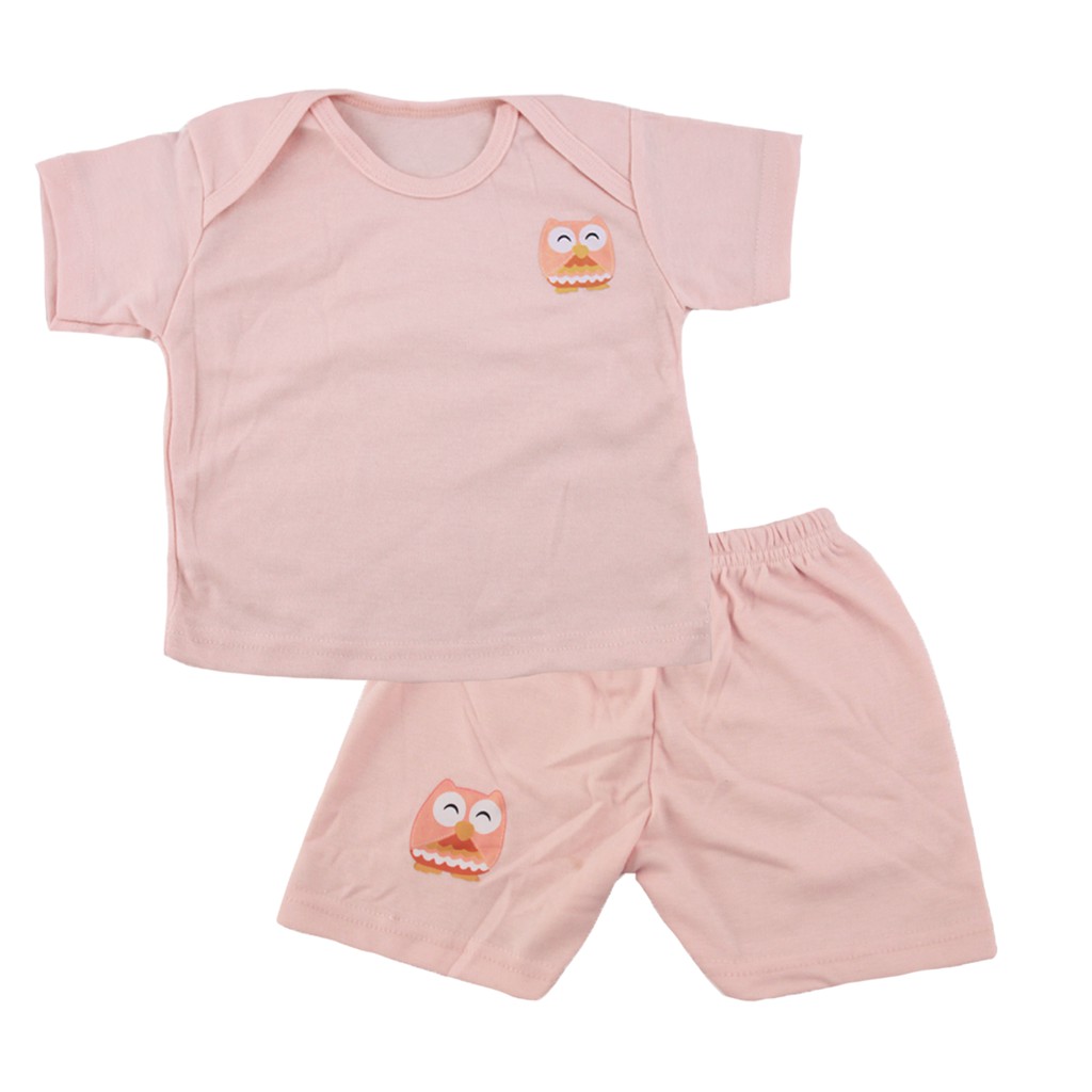 Setelan Bayi Polos - Baju Bayi - Set Baju Anak Polos - Setelan Kaos