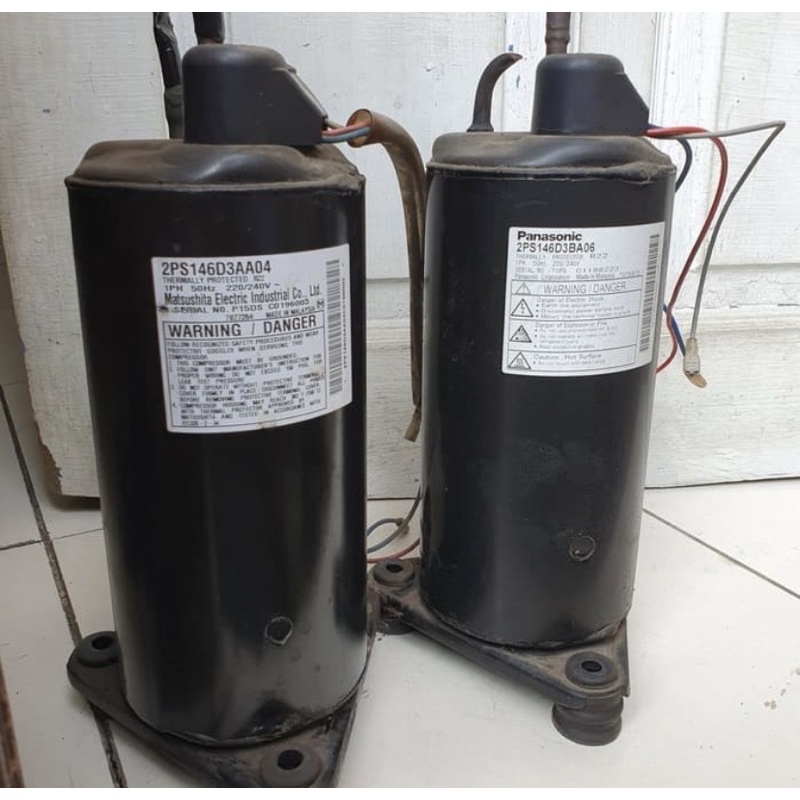 kompresor ac panasonic R22 dan R32 1/2pk 3/4 1pk original Pabrik