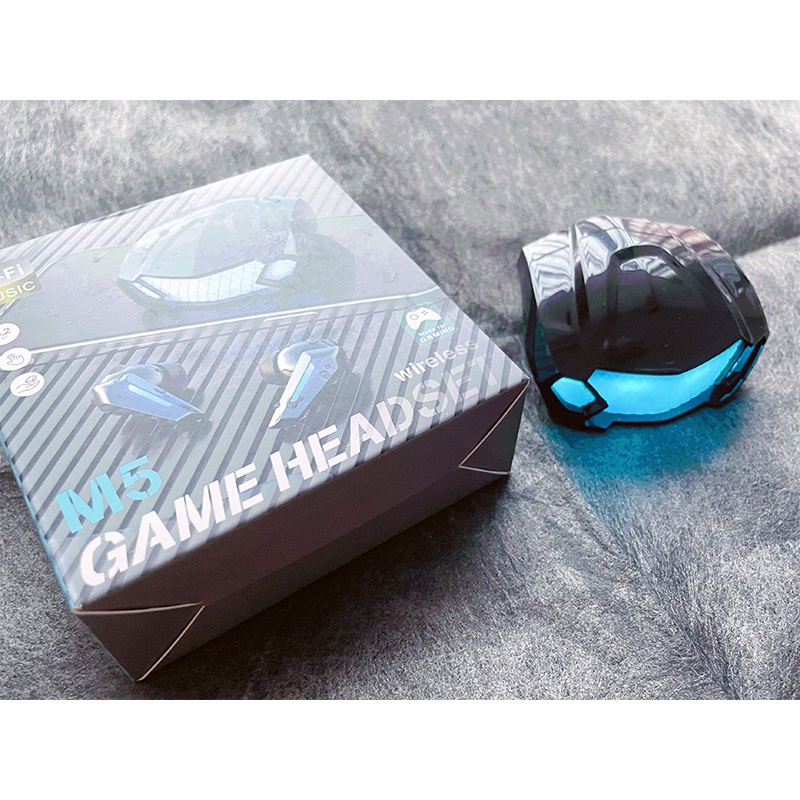 【BT007】[GROSIR/COD] Skyhigh M5 HEADSET TWS WIRELESS EARPHONE GAYA MOBIL SPORT BLUETOOTH 5.0 STEREO EARBUDS SMART FINGERPRINT TOUCH