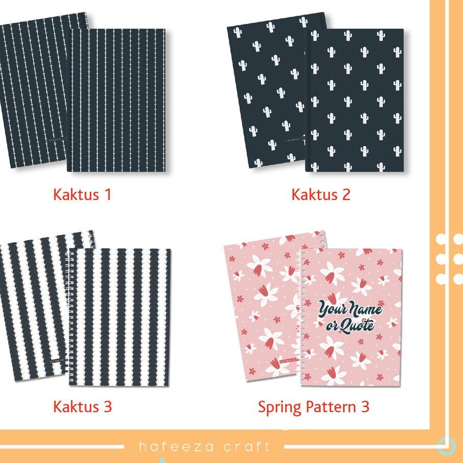 

(WL92A) Keren .Notebook Custom A5 | Buku Catatan | Agenda | Souvenir".,,.